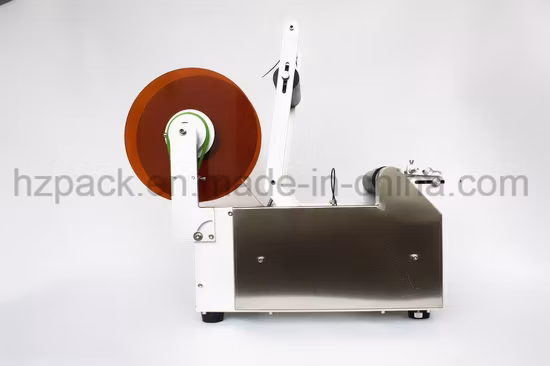 Semi Auto Round Bottle Label Applicator for Packing Machines